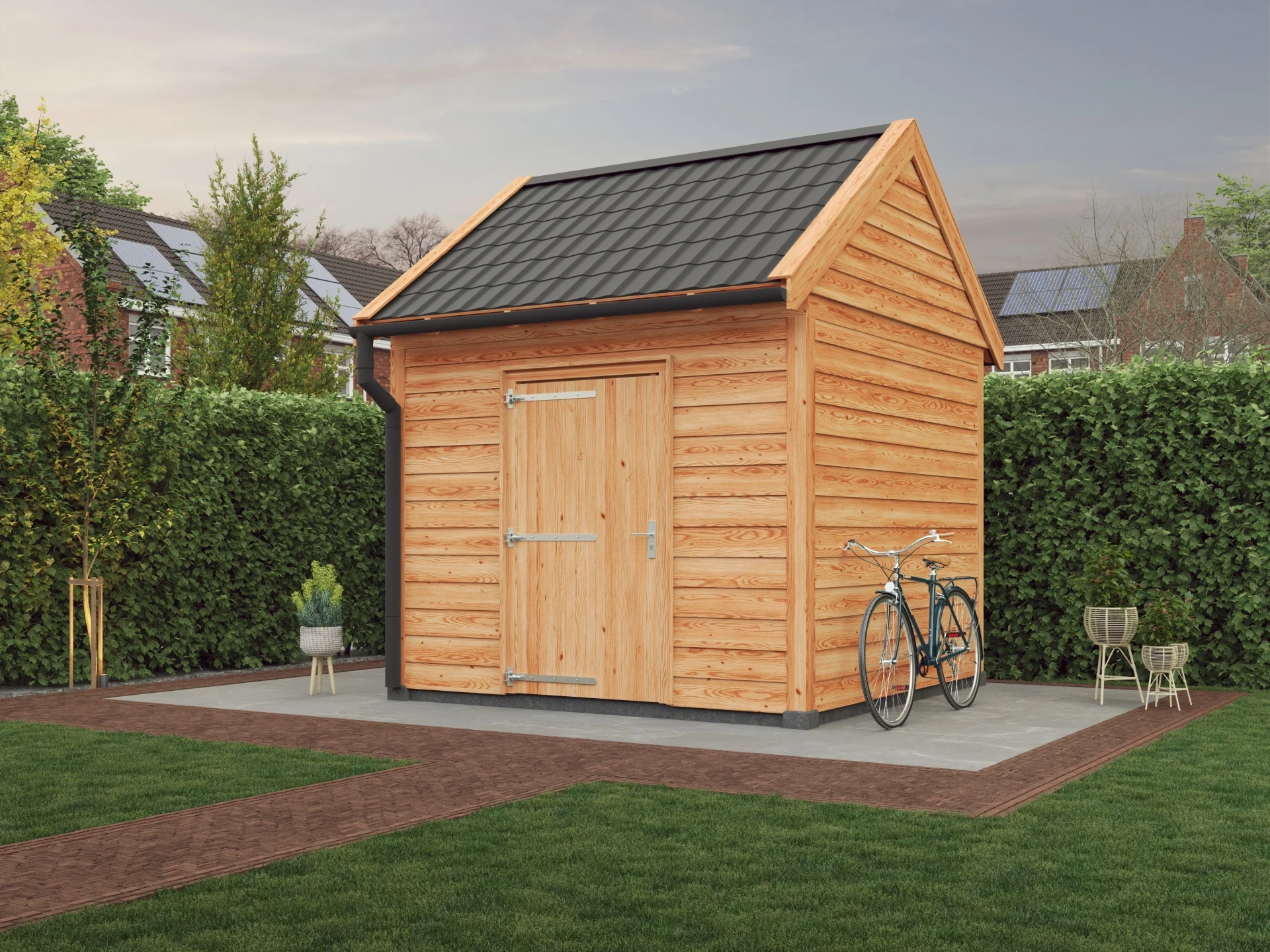 Douglas overkapping zadeldak, 400 x 300, Westwood Comfort - Afbeelding 3